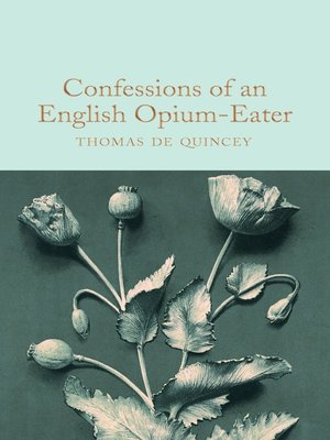 cover image of Confessions of an English Opium-Eater